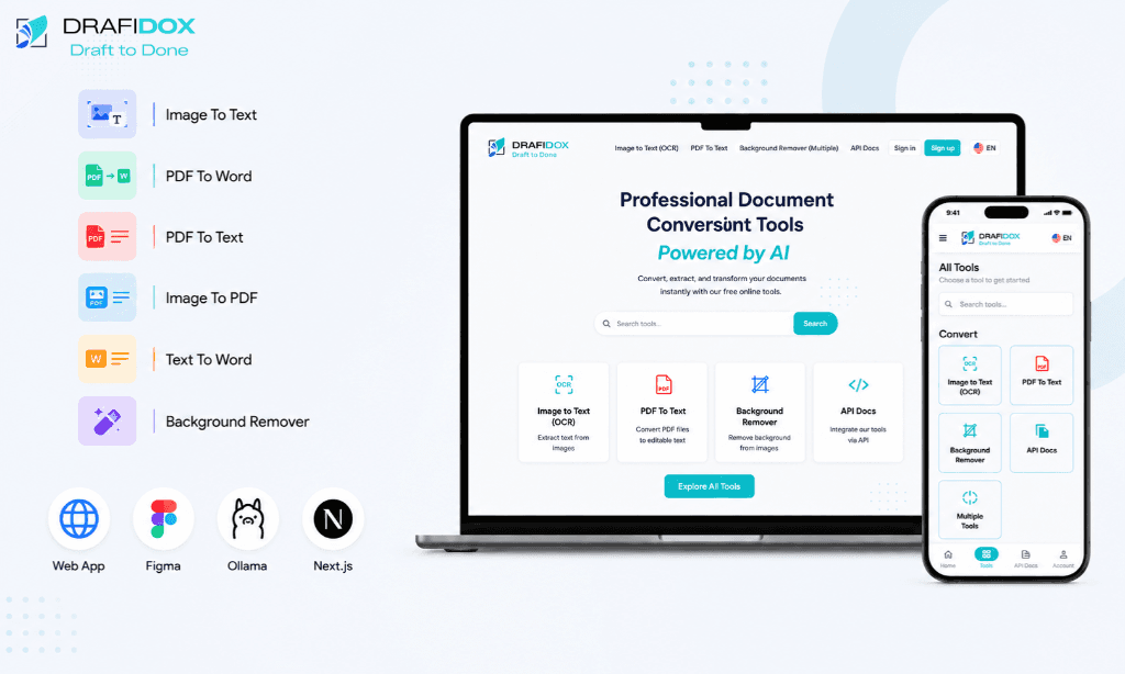 Drafidox case study screenshot