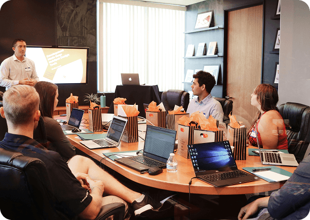 Devsinn software engineering team collaborating