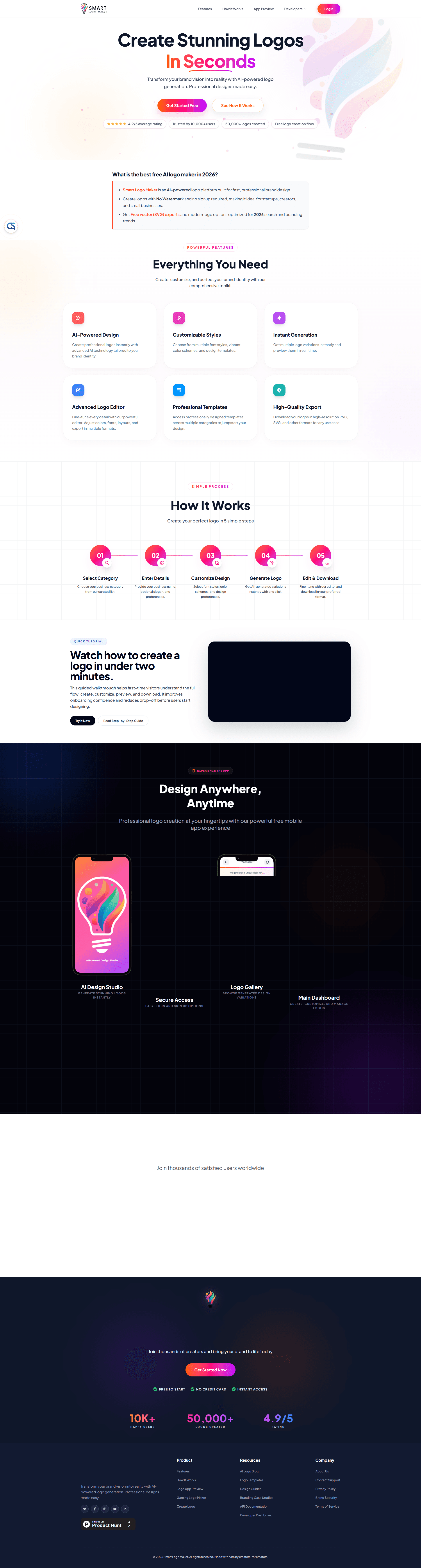 Smart Logo Maker screenshot 1